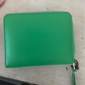 Commes Des Garçons green wallet